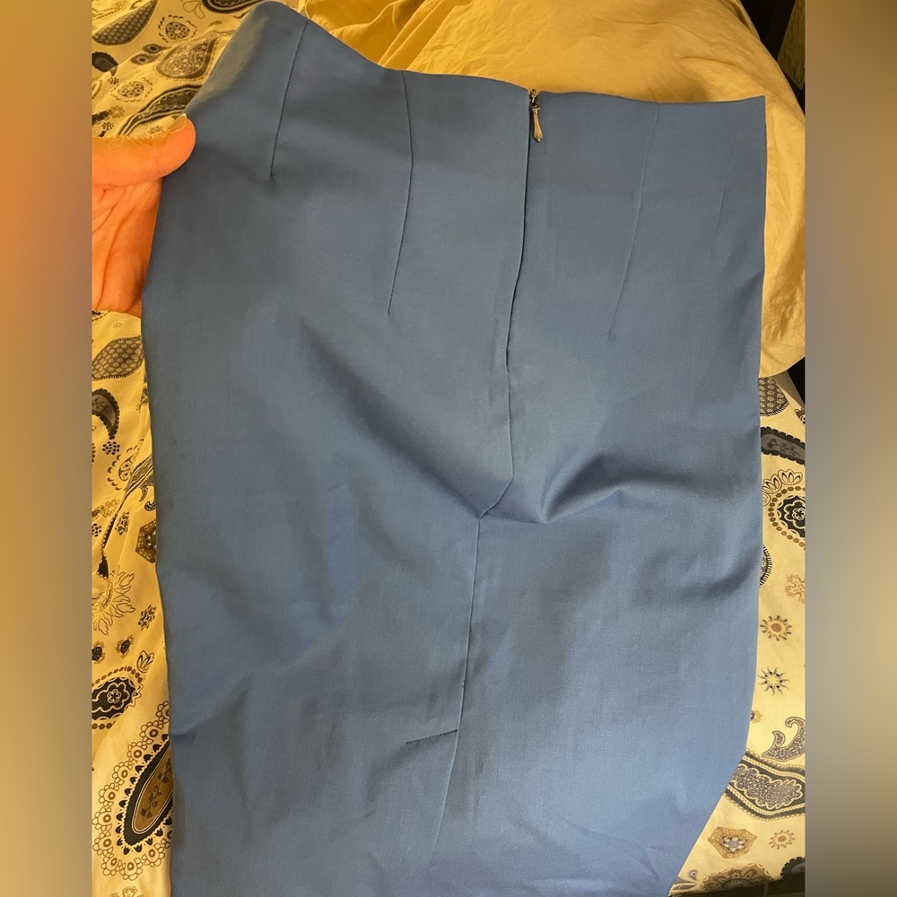 BGL Blue Long-Sleeve Belted Peplum | two-piece | US 2-4 - Picture 11 of 13